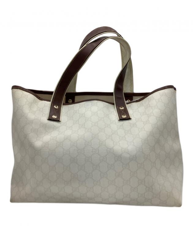 中古・古着通販】GUCCI (グッチ) トートバッグ ホワイト｜ブランド