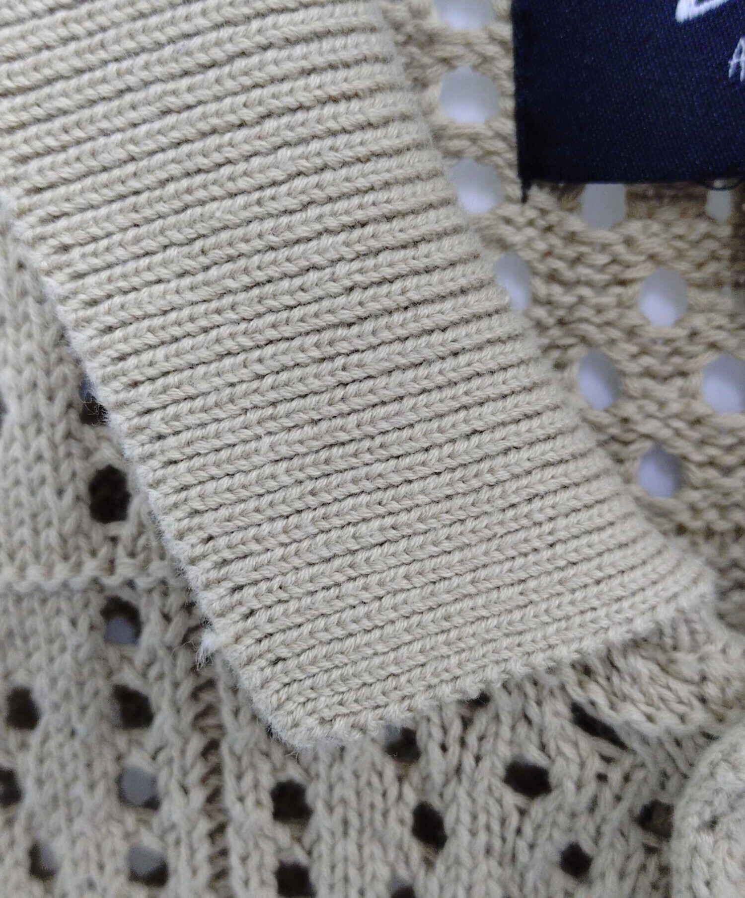 中古・古着通販】stussy (ステューシー) crochet shirts ベージュ 