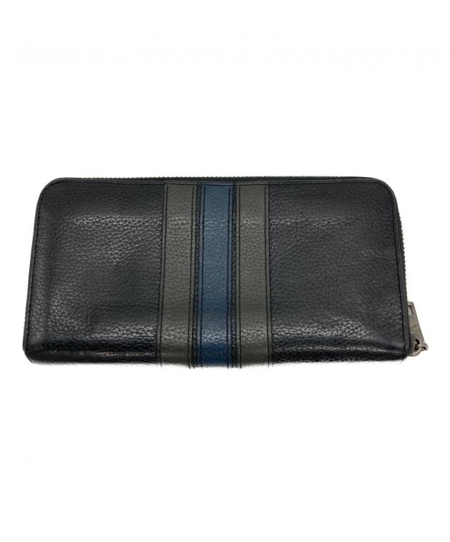 ★雅★ COACH グラフィティ長財布 黒 中古・古着通販】COACH (コーチ) 長財布 ブラック｜ブランド・古着通販