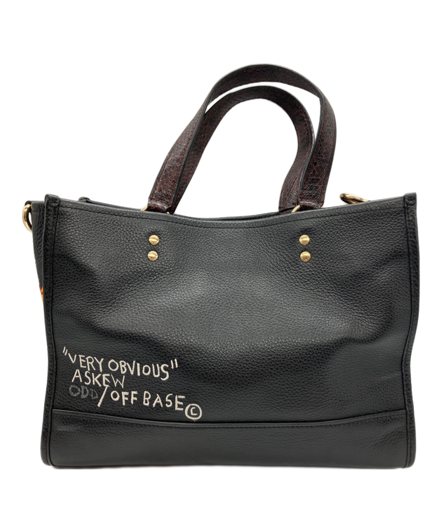 コーチ バッグ 2way ブラック 未使用 保管品 中古・古着通販】COACH (コーチ) 2WAYバッグ ブラック｜ブランド・古着