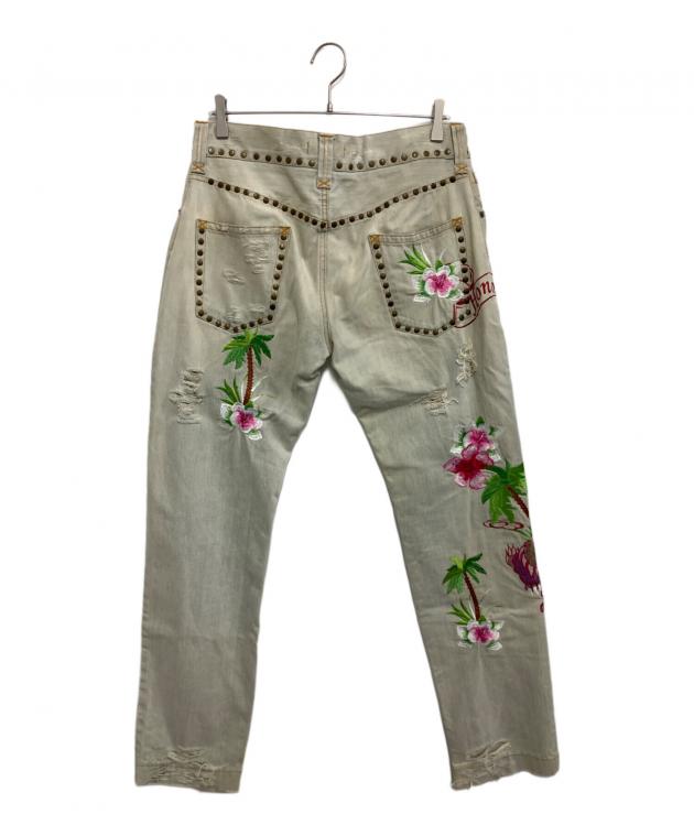 中古・古着通販】DOLCE & GABBANA (ドルチェ＆ガッバーナ) 刺繍デニム