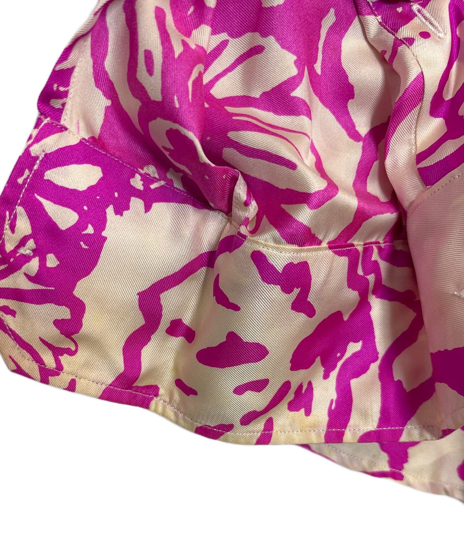 中古・古着通販】GUCCI (グッチ) シルクシャツ ピンク サイズ:42（16 1