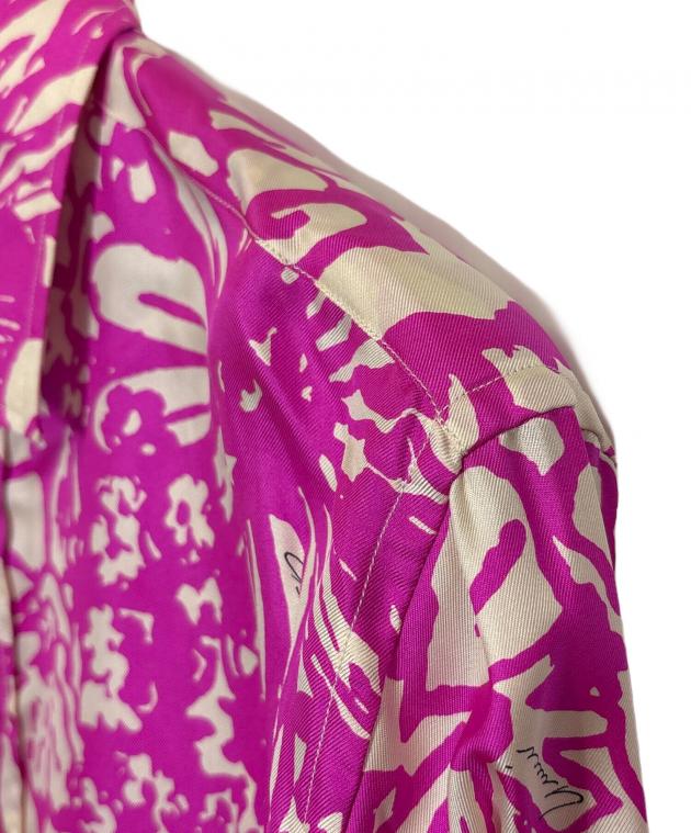 中古・古着通販】GUCCI (グッチ) シルクシャツ ピンク サイズ:42（16 1