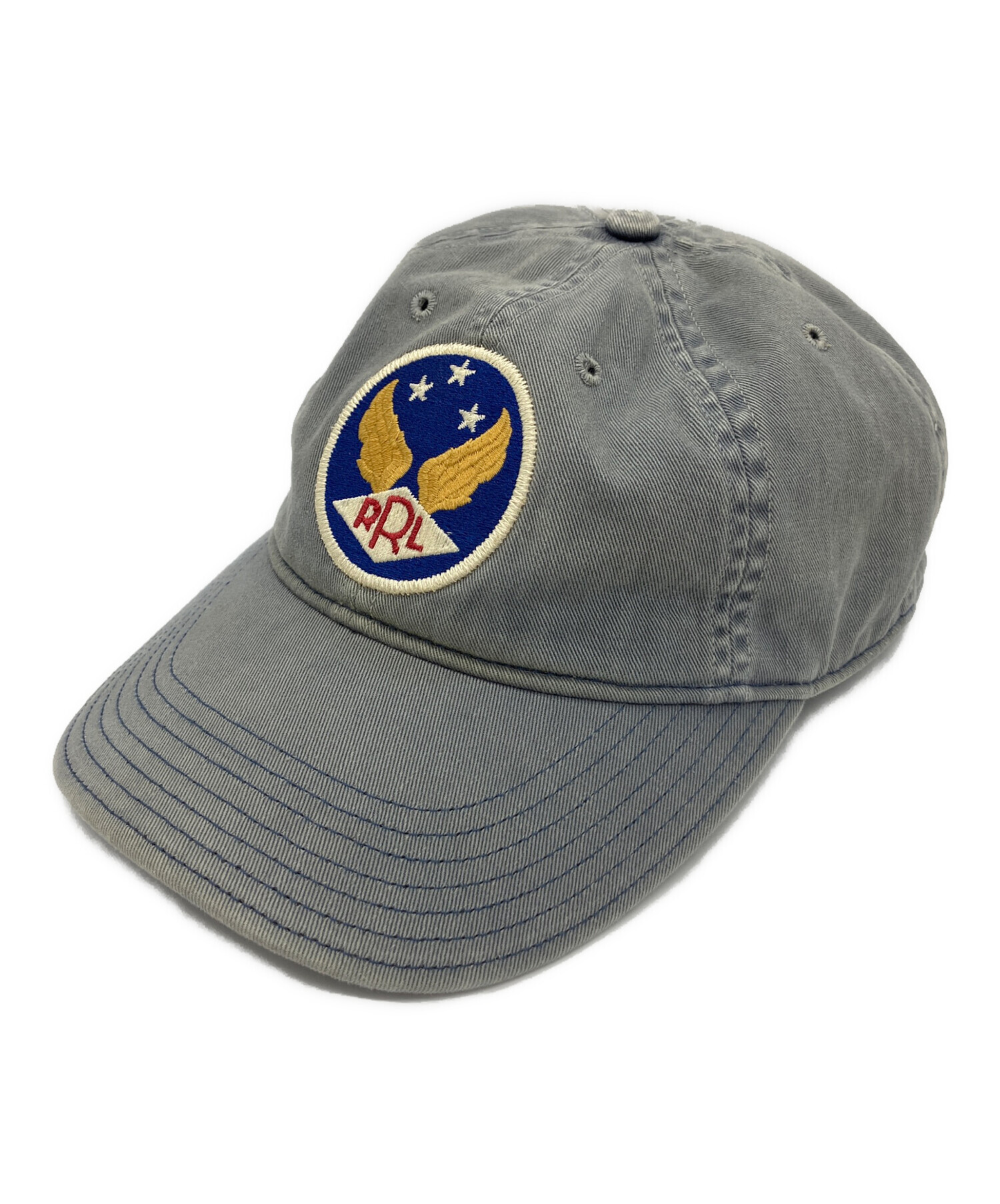 RRL デニムキャップ 中古・古着通販】RRL (ダブルアールエル) ウィングドロゴデニム