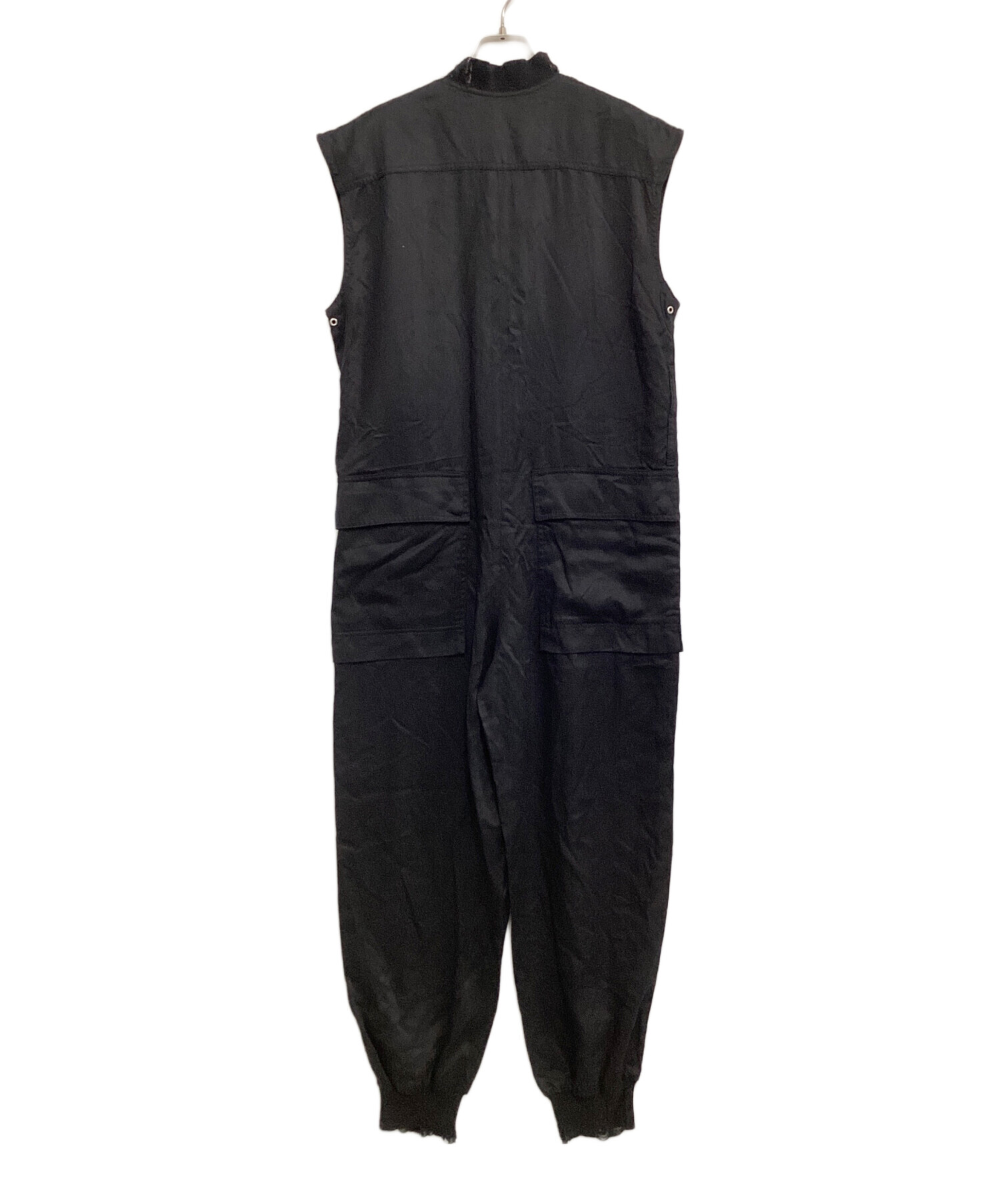 中古・古着通販】DIESEL (ディーゼル) ジャンプスーツ ブラック サイズ