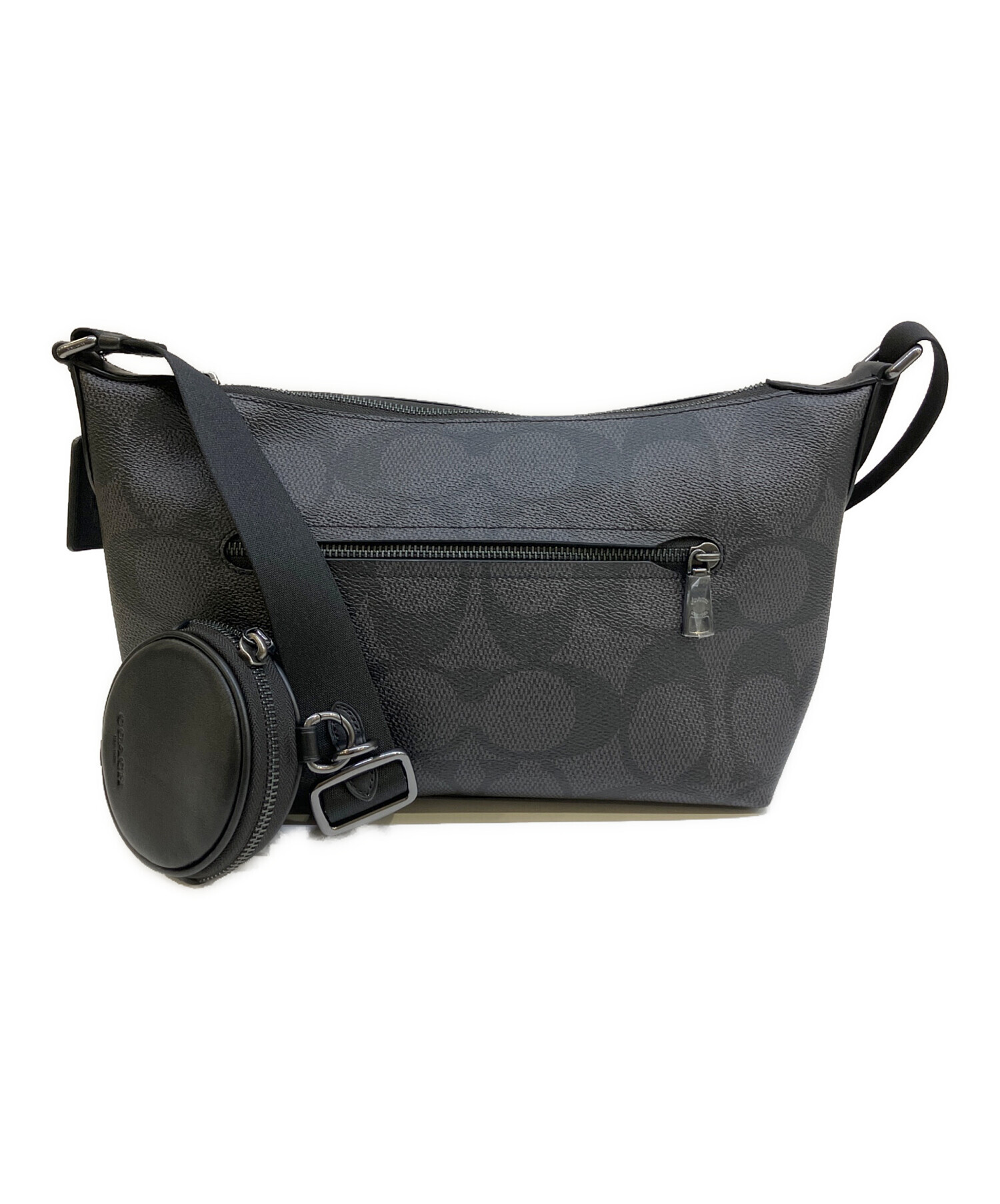 coach ショルダーバッグ 中古・古着通販】COACH (コーチ) ショルダーバッグ ブラック｜ブランド