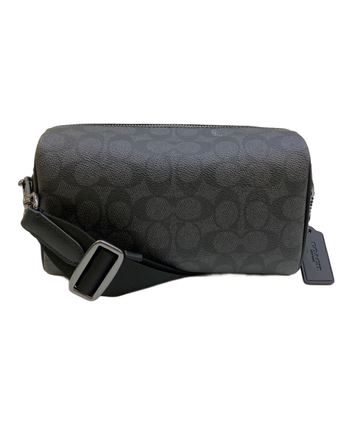 COACH ブラック ボディバッグ 中古品 中古・古着通販】COACH (コーチ) アクセルクロスボディバッグ ブラック