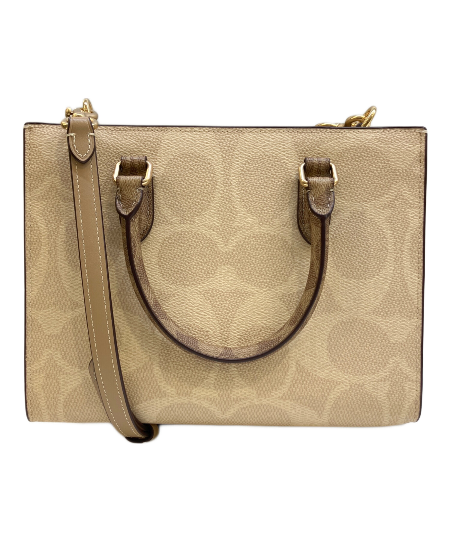 中古・古着通販】COACH (コーチ) 2WAYバッグ ホワイト｜ブランド・古着