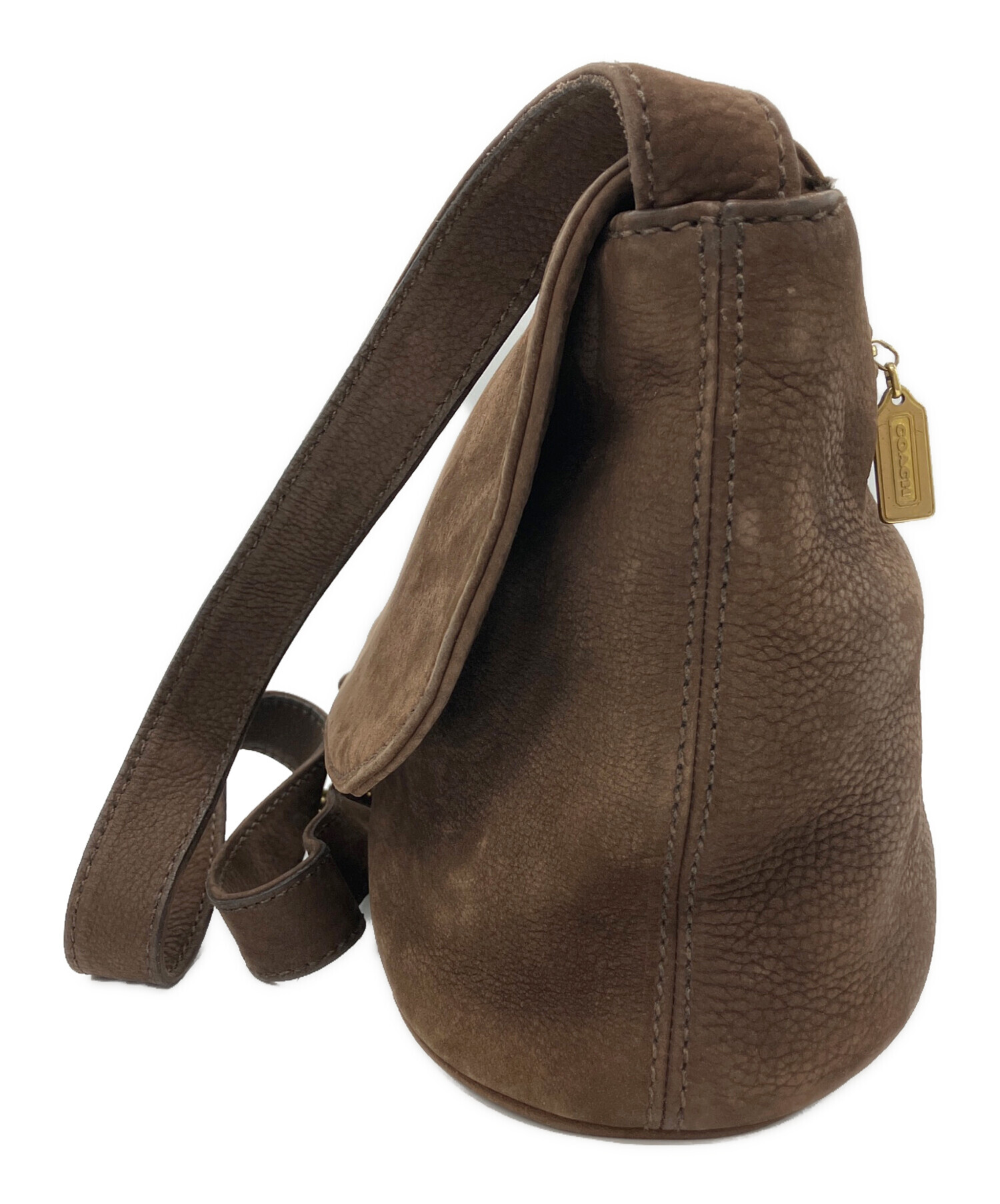 中古・古着通販】COACH (コーチ) ショルダーバッグ ブラウン｜ブランド