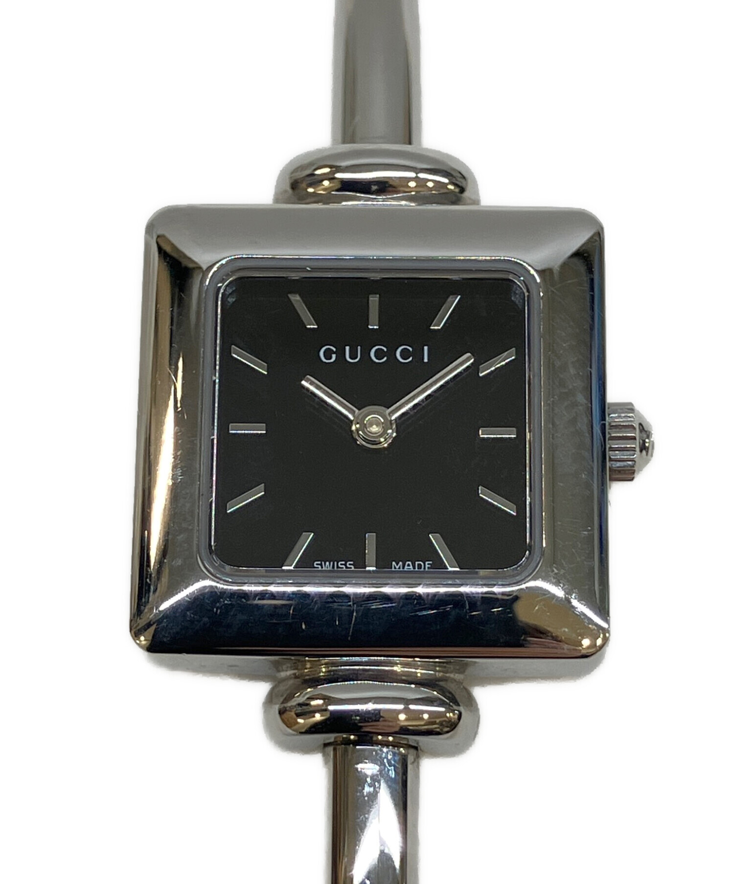 中古・古着通販】GUCCI (グッチ) バングルウォッチ ブラック｜ブランド