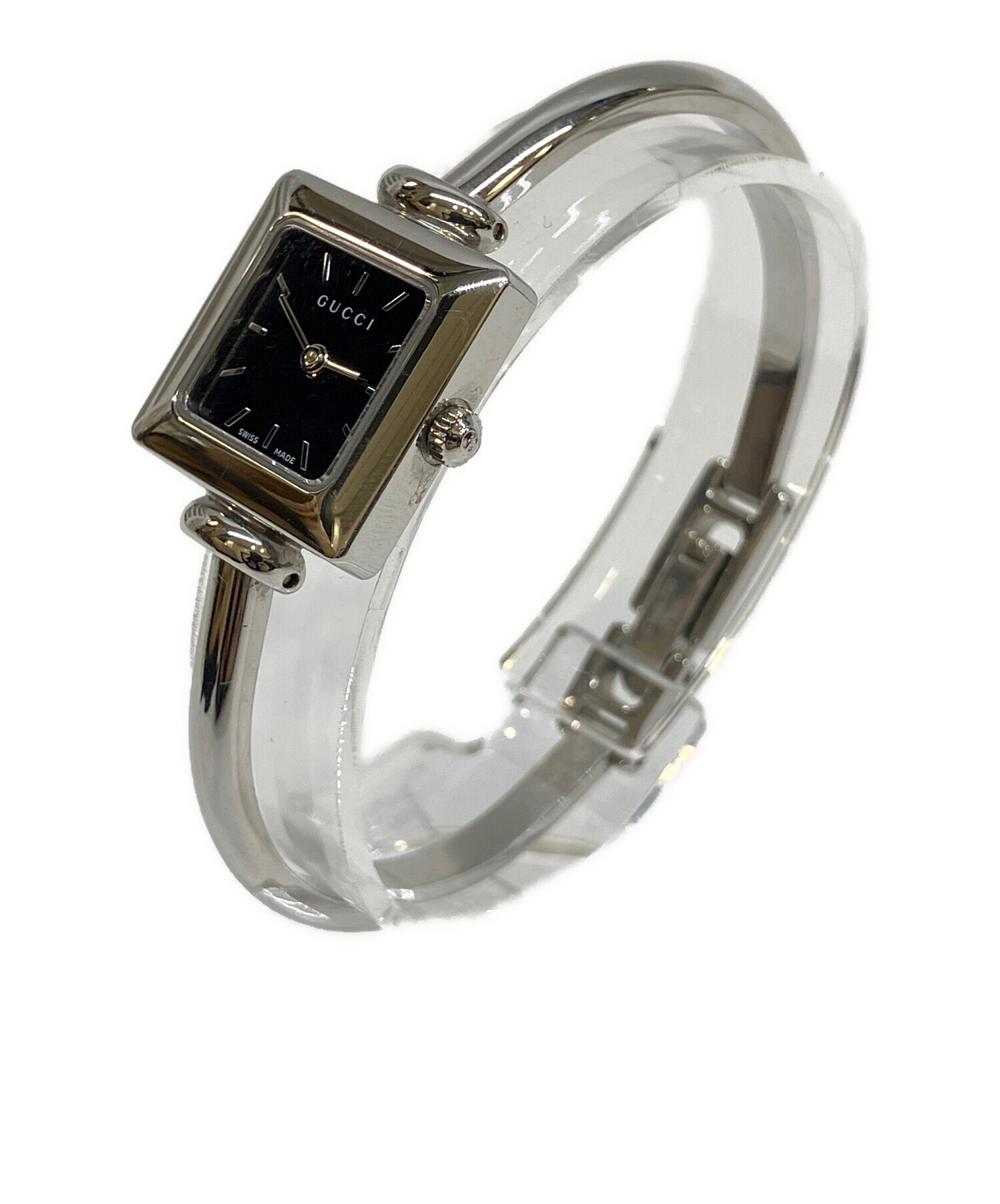 中古・古着通販】GUCCI (グッチ) バングルウォッチ ブラック｜ブランド