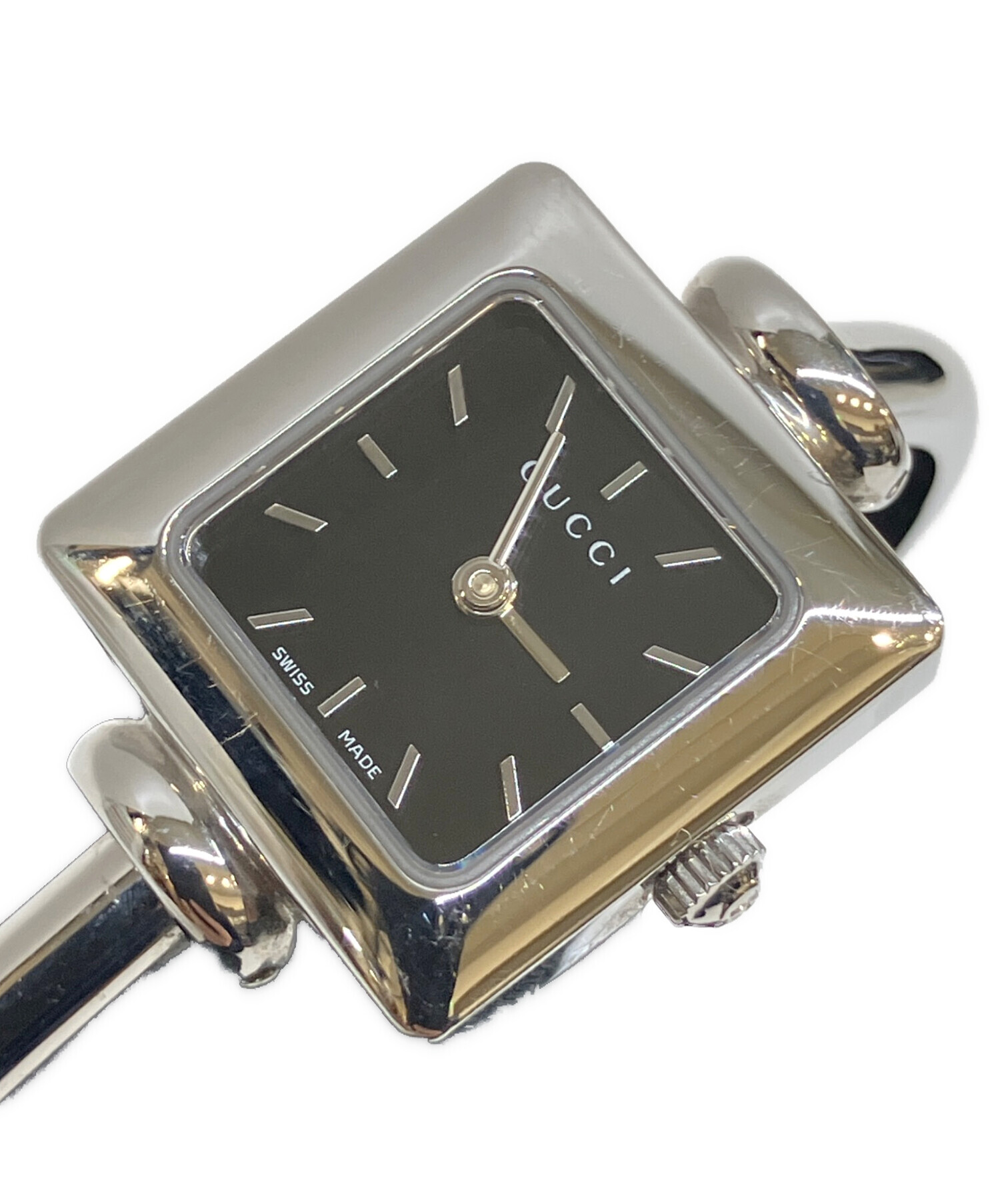 中古・古着通販】GUCCI (グッチ) バングルウォッチ ブラック｜ブランド