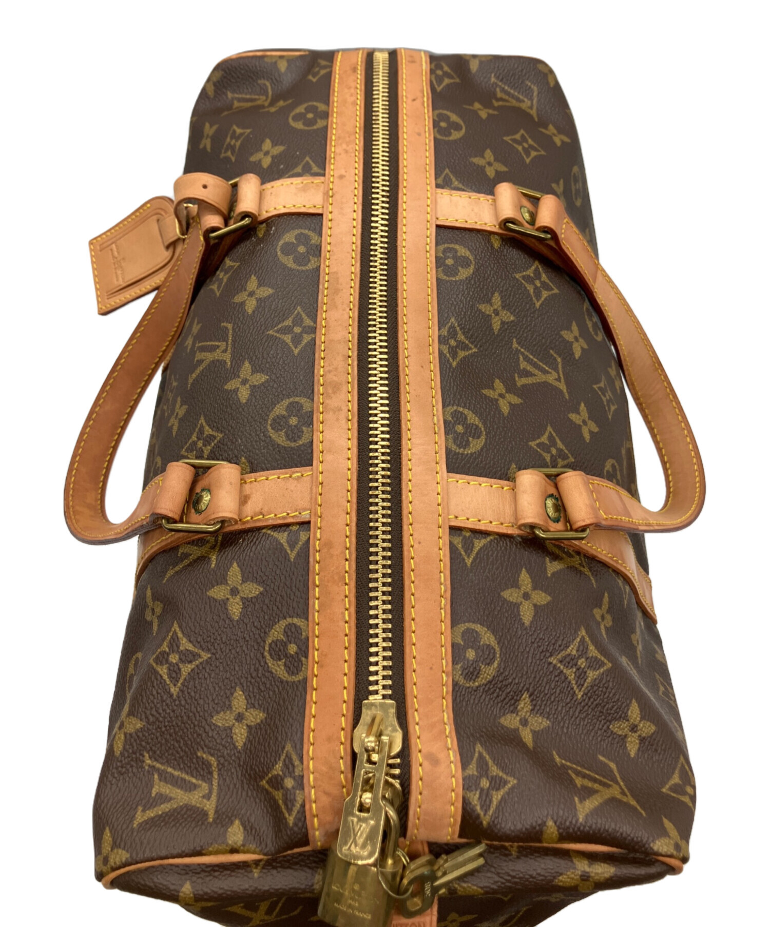 Louis Vuitton ヴィンテージボストンバッグ ブラウン 中古・古着通販】LOUIS VUITTON (ルイ ヴィトン) ボストンバッグ