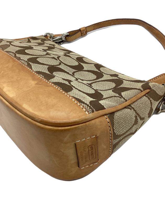 中古・古着通販】COACH (コーチ) ショルダーバッグ ベージュ｜ブランド