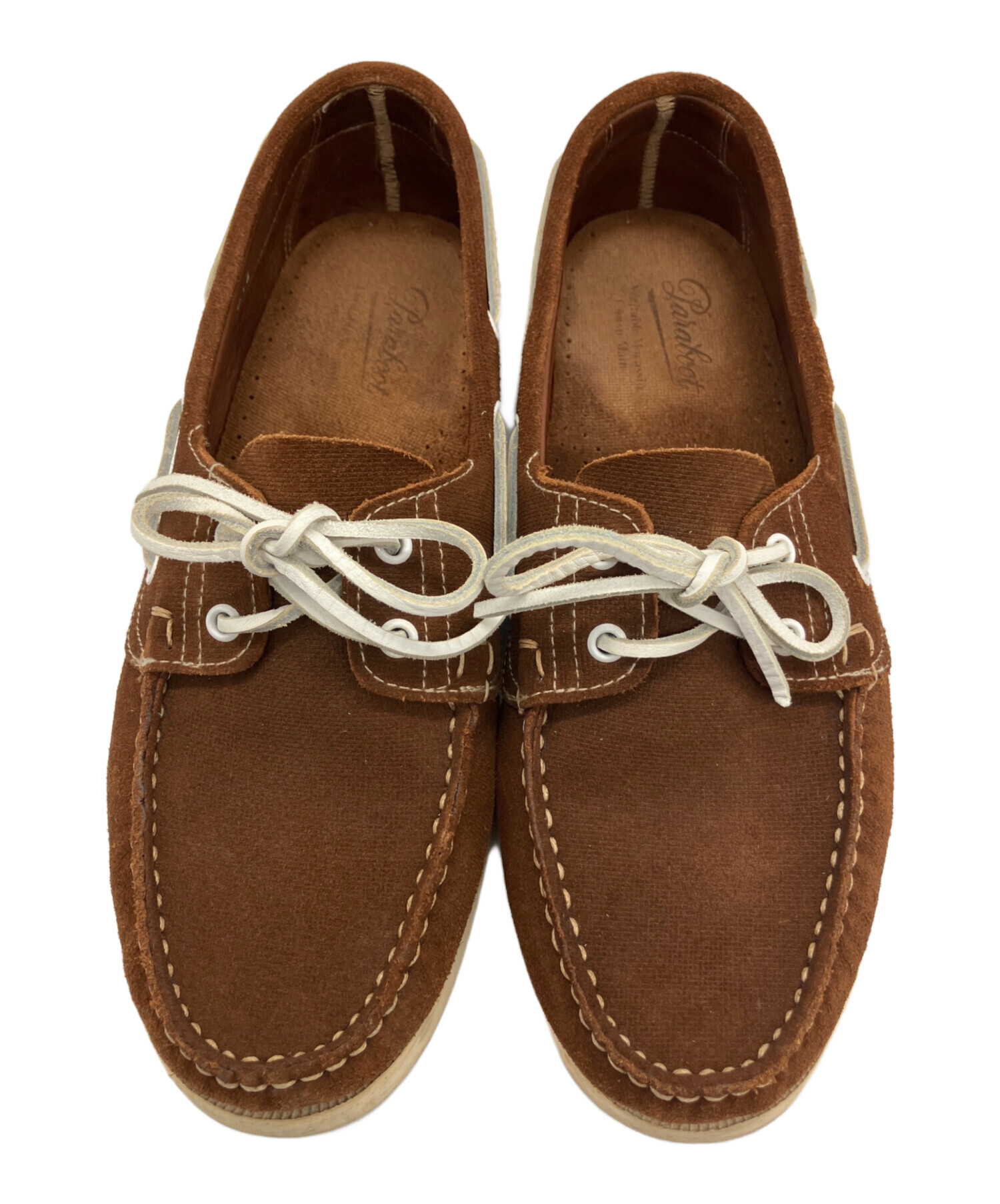中古・古着通販】PARABOOT (パラブーツ) デッキシューズ ブラウン 