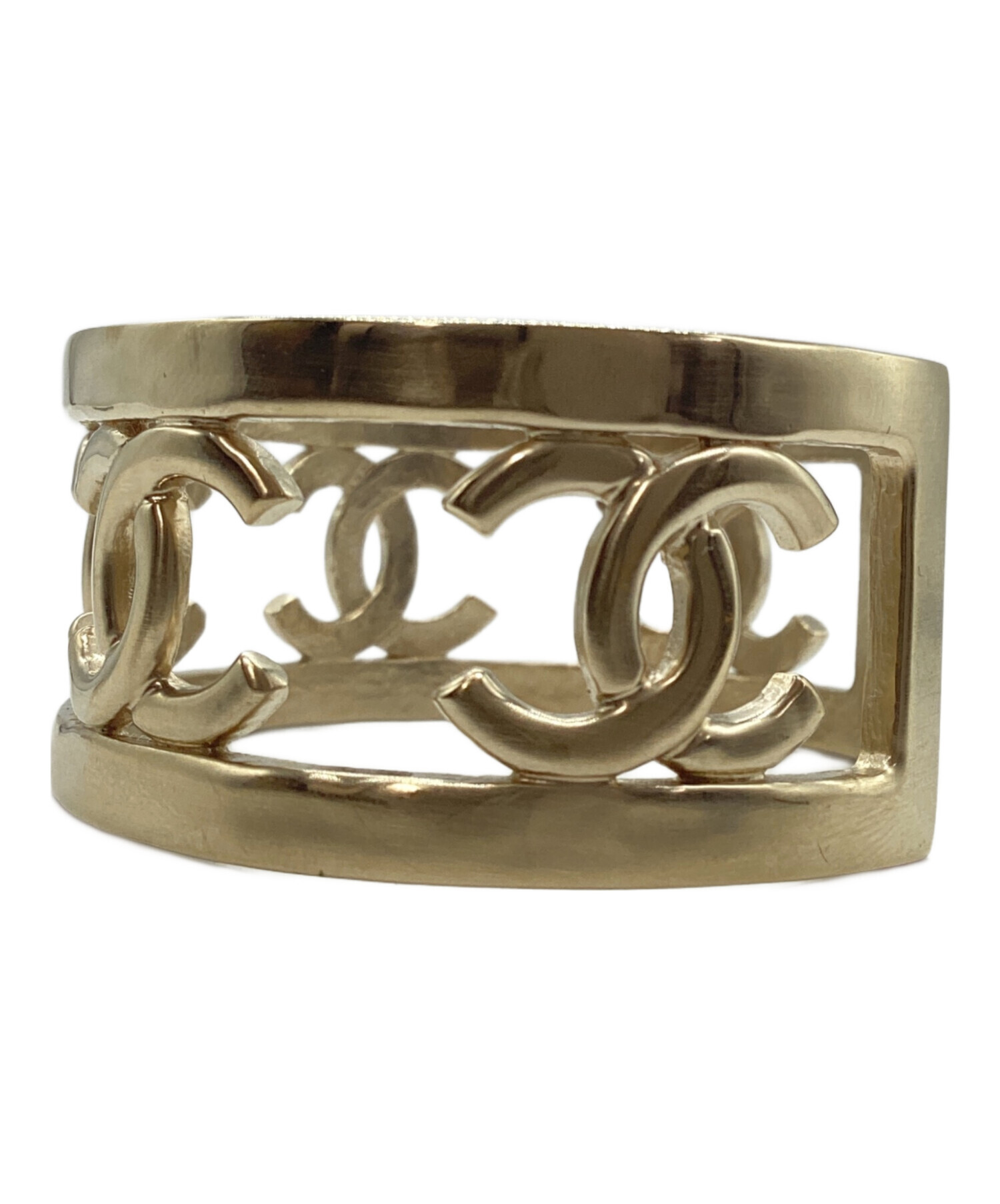 中古・古着通販】CHANEL (シャネル) バングル シャンパンゴールド