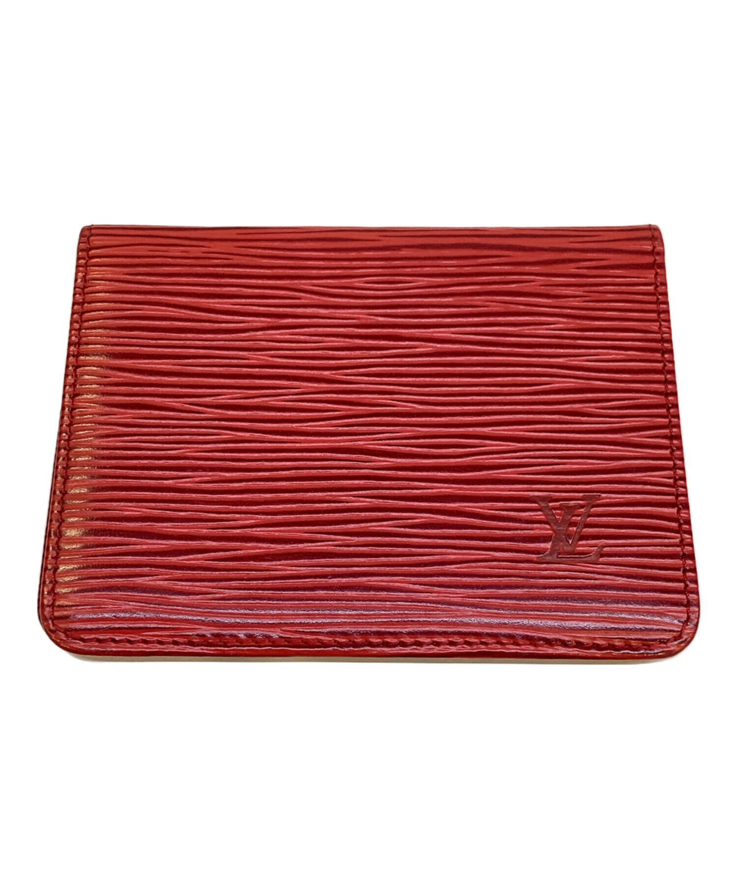 中古・古着通販】LOUIS VUITTON (ルイ ヴィトン) パスケース レッド