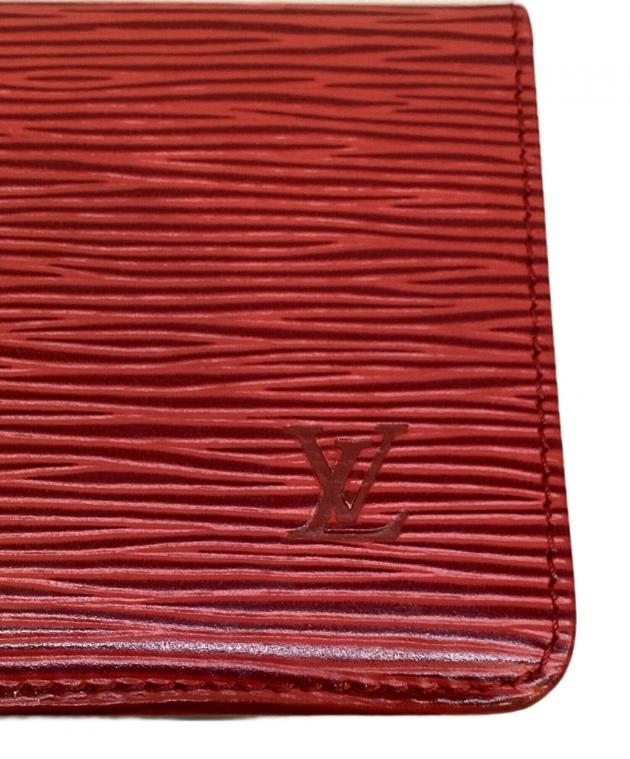 中古・古着通販】LOUIS VUITTON (ルイ ヴィトン) パスケース レッド