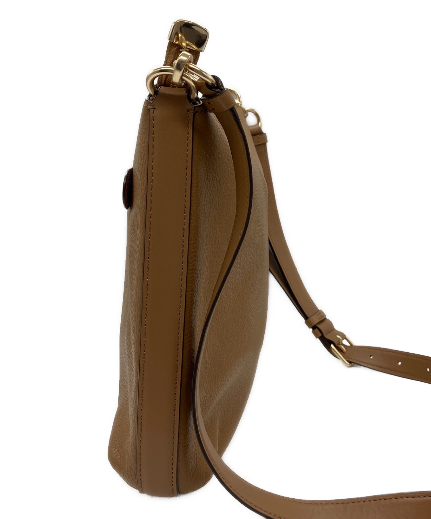 中古・古着通販】COACH (コーチ) ショルダーバッグ ベージュ｜ブランド