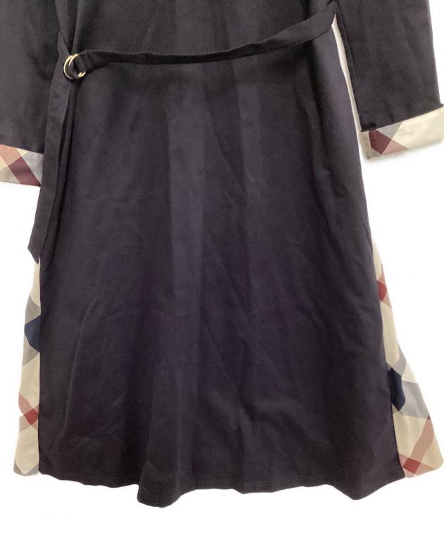 【BLUE LABEL】長袖ワンピース（新品未使用タグ付） 中古・古着通販】BLUE LABEL CRESTBRIDGE (ブルーレーベルクレスト