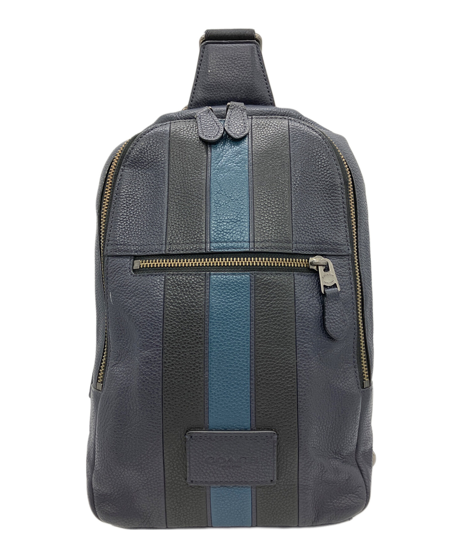 Coach ボディバッグ ネイビー/グレー COACH コーチ 89919 ボディバッグ