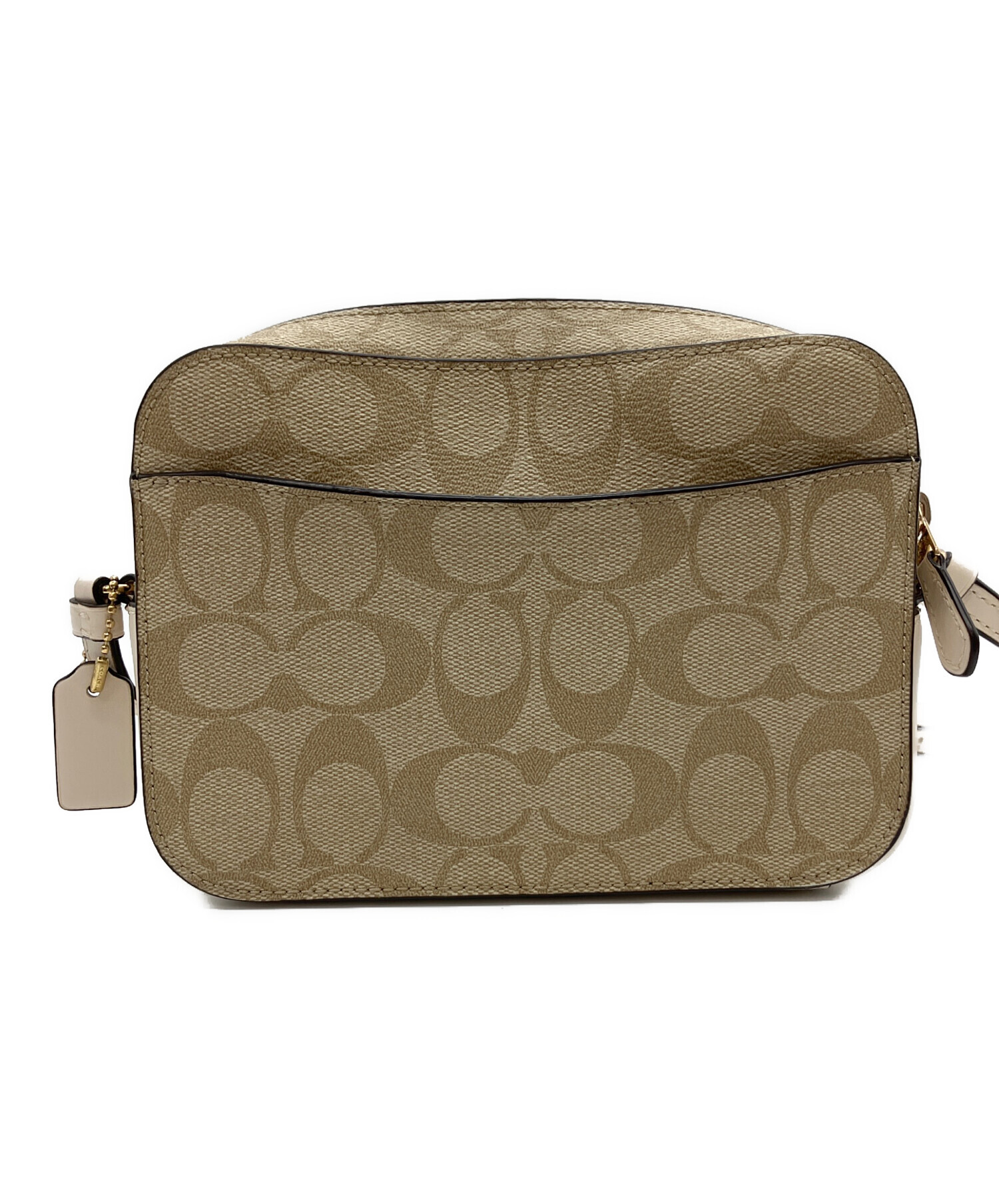 中古・古着通販】COACH (コーチ) ショルダーバッグ ベージュ|ブランド 中古・古着通販】COACH (コーチ) ショルダーバッグ ベージュ|ブランド
