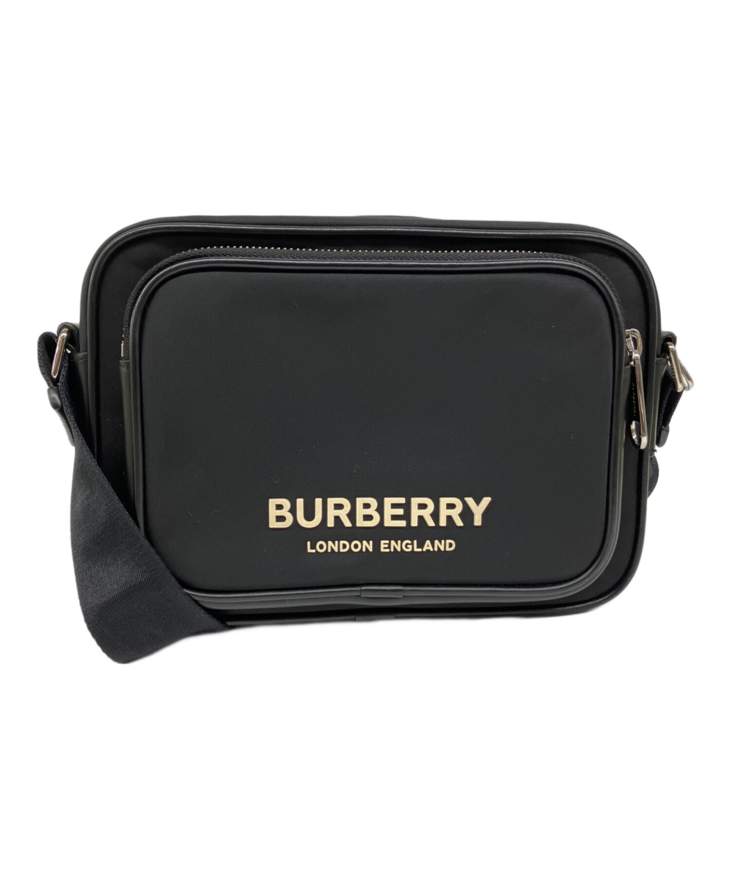 BURBERRY ブラック ボディバッグ BURBERRY ブラック ボディバッグ 【公式通販】