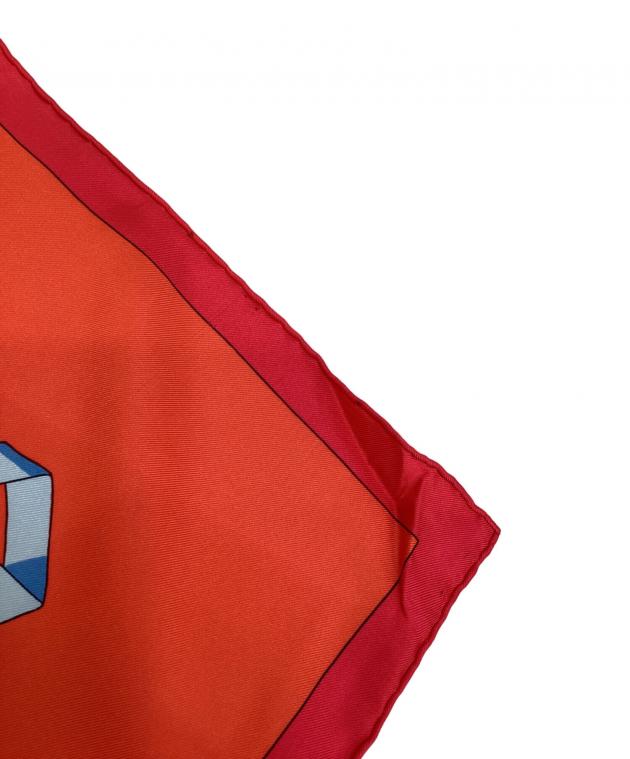 中古・古着通販】HERMES (エルメス) シルクスカーフ レッド｜ブランド