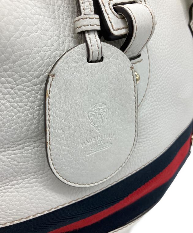 F:Style グッチ レザー レディース ホワイト系 37 中古・古着通販】GUCCI (グッチ) レザートートバッグ ホワイト