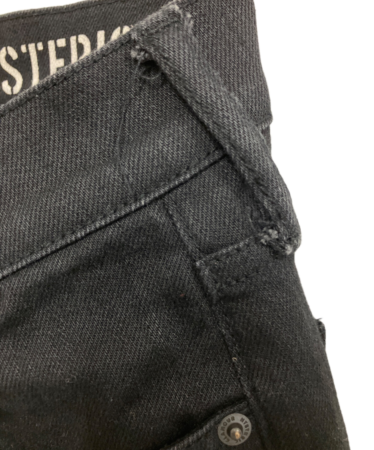 ヒステリックグラマー　ブラックデニム　W34 中古・古着通販】Hysteric Glamour (ヒステリックグラマー) デニム