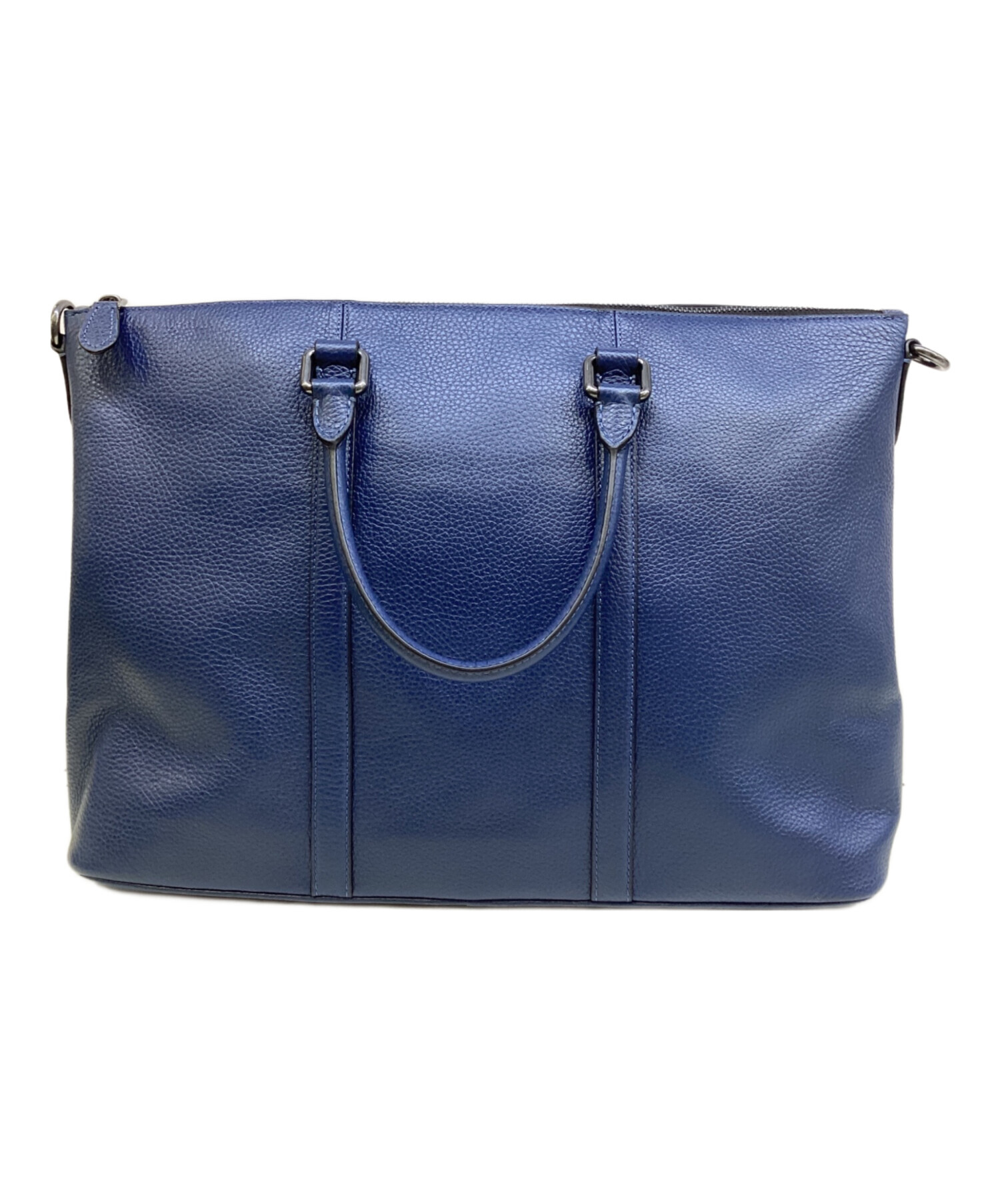 コーチのバック2回使用 中古・古着通販】COACH (コーチ) 2WAYショルダーバッグ ネイビー