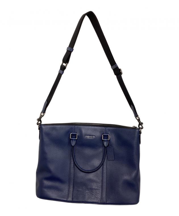 中古・古着通販】COACH (コーチ) 2WAYバッグ ブルー｜ブランド・古着