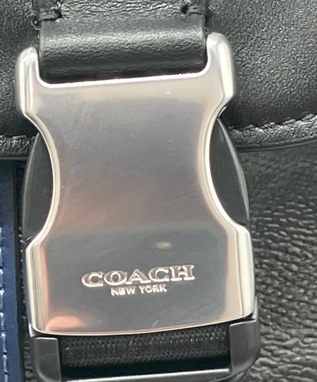 中古・古着通販】COACH (コーチ) リュック ブラック×ブルー｜ブランド