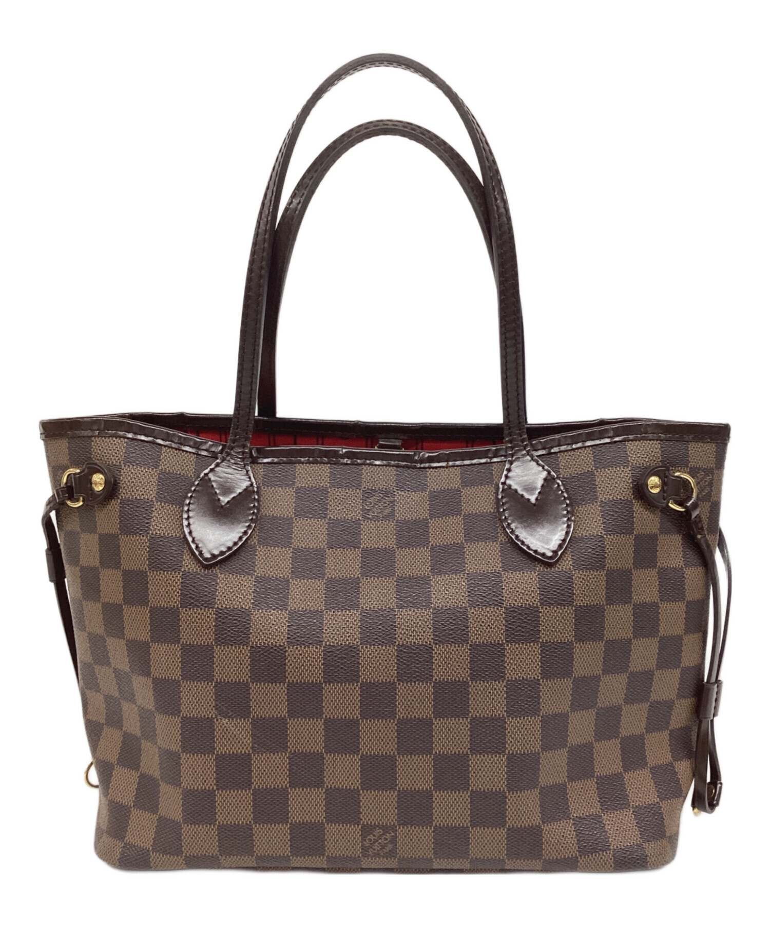 ルイ・ヴィトン ハンドバッグ ダークブラウン 中古・古着通販】LOUIS VUITTON (ルイ ヴィトン) ハンドバッグ