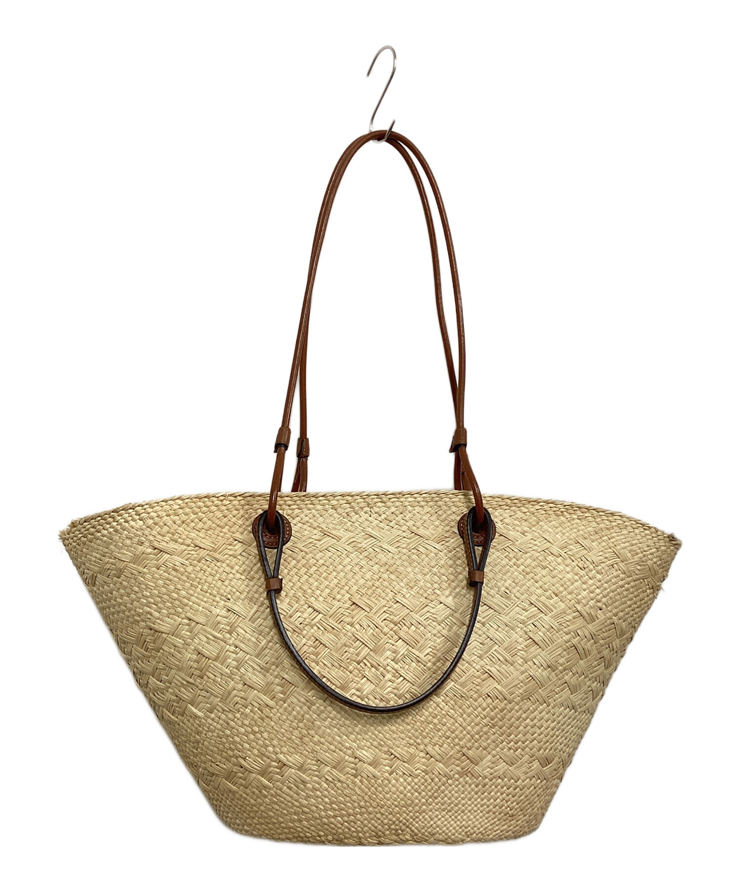 LOEWE ロエベ/スクエアアナグラムバスケットバッグ/412***/ABランク/91【中古】 LOEWE - LOEWE ロエベ/スクエアアナグラムバスケットバッグ/412***/AB