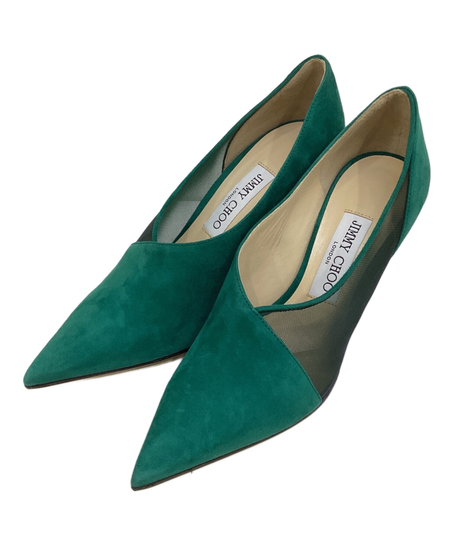 中古・古着通販】JIMMY CHOO (ジミーチュウ) スウェードパンプス