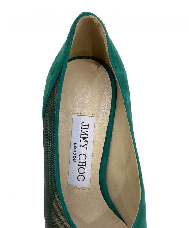 中古・古着通販】JIMMY CHOO (ジミーチュウ) スウェードパンプス