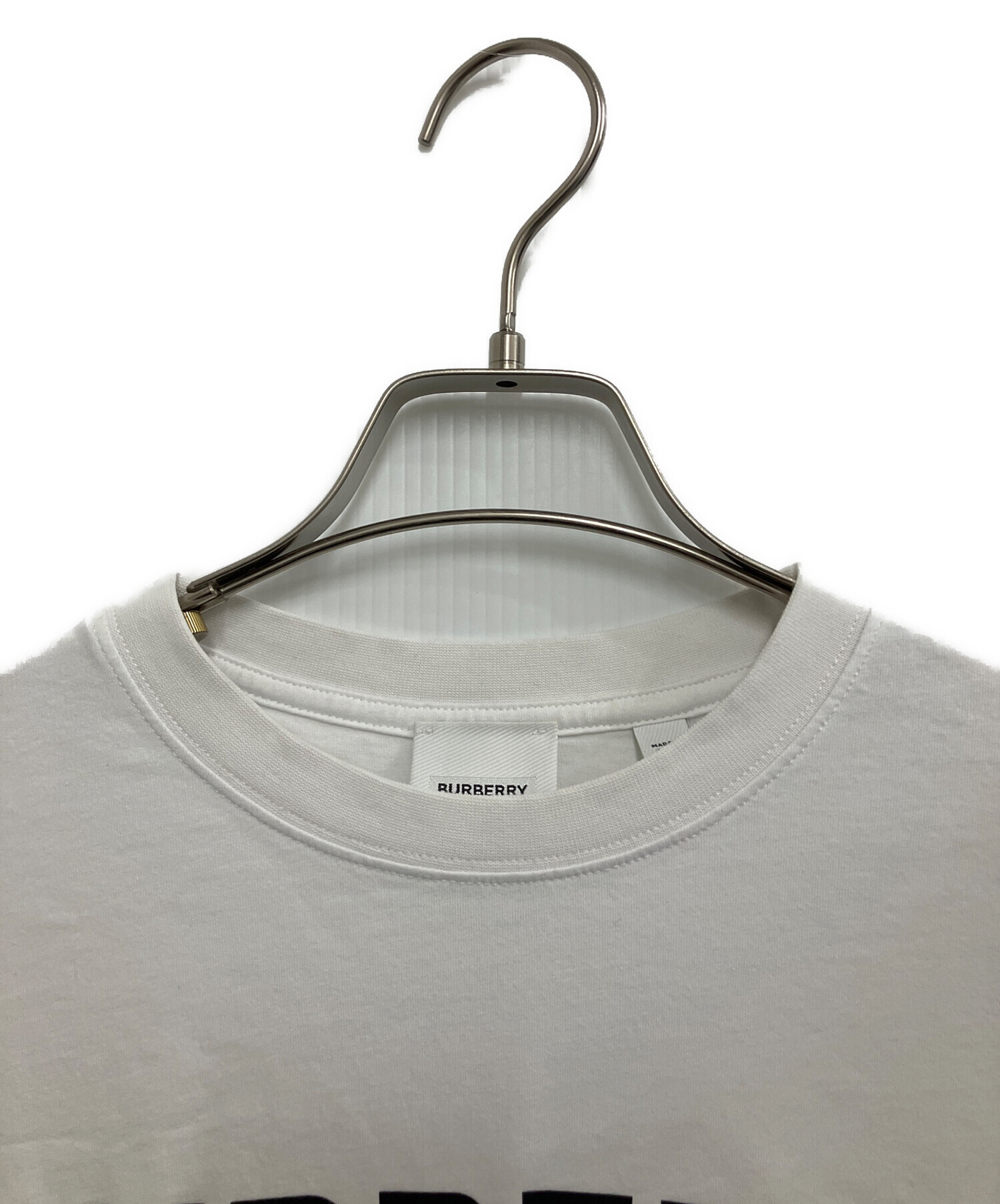 中古・古着通販】BURBERRY (バーバリー) Tシャツ ホワイト サイズ:M