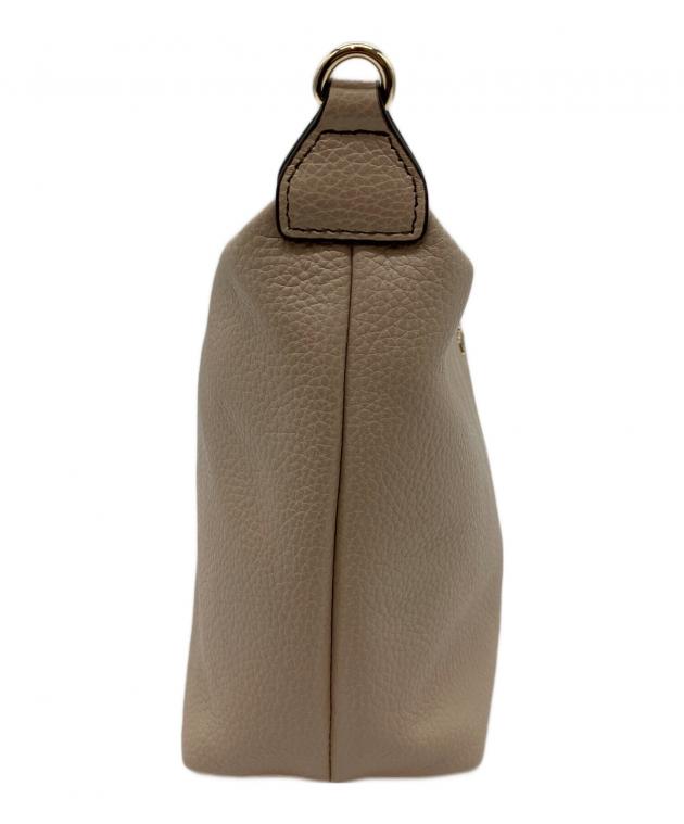 フルラ バッグ ベージュ ジップ2つ 袋付き 中古・古着通販】FURLA 