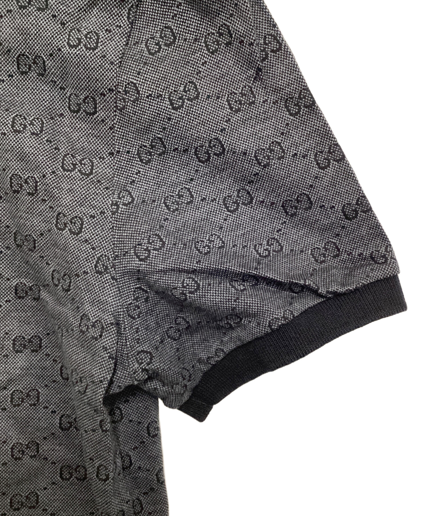 中古・古着通販】GUCCI (グッチ) GG柄シェリーラインポロシャツ