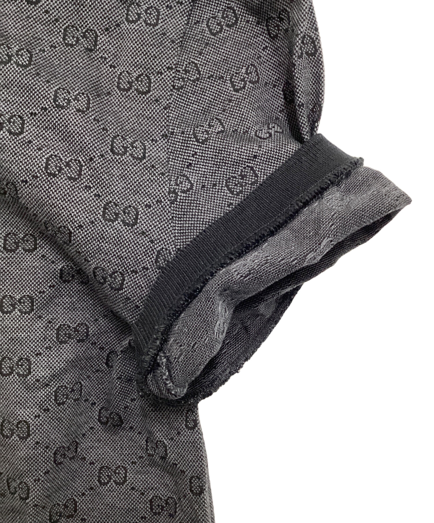 中古・古着通販】GUCCI (グッチ) GG柄シェリーラインポロシャツ