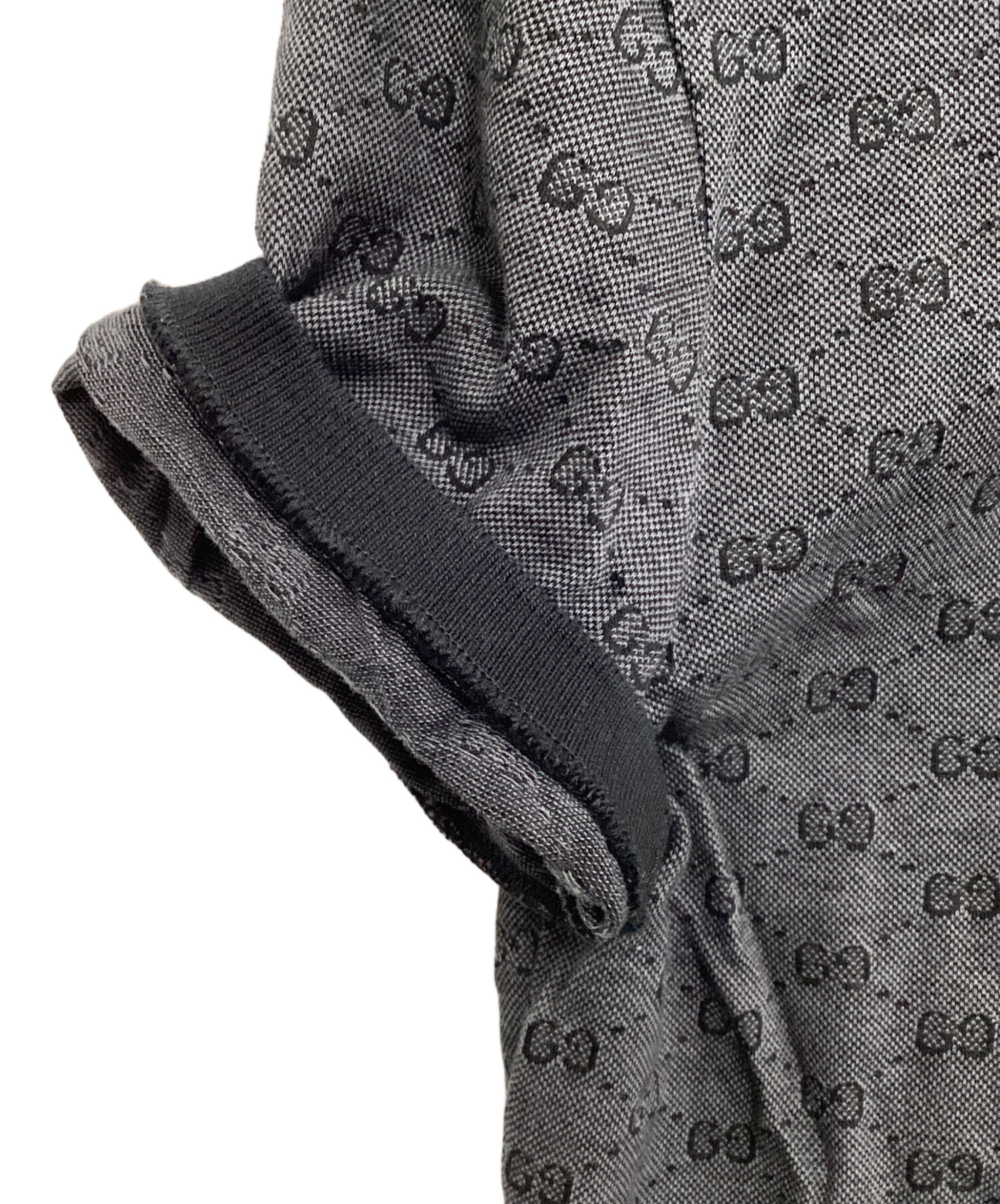 中古・古着通販】GUCCI (グッチ) GG柄シェリーラインポロシャツ