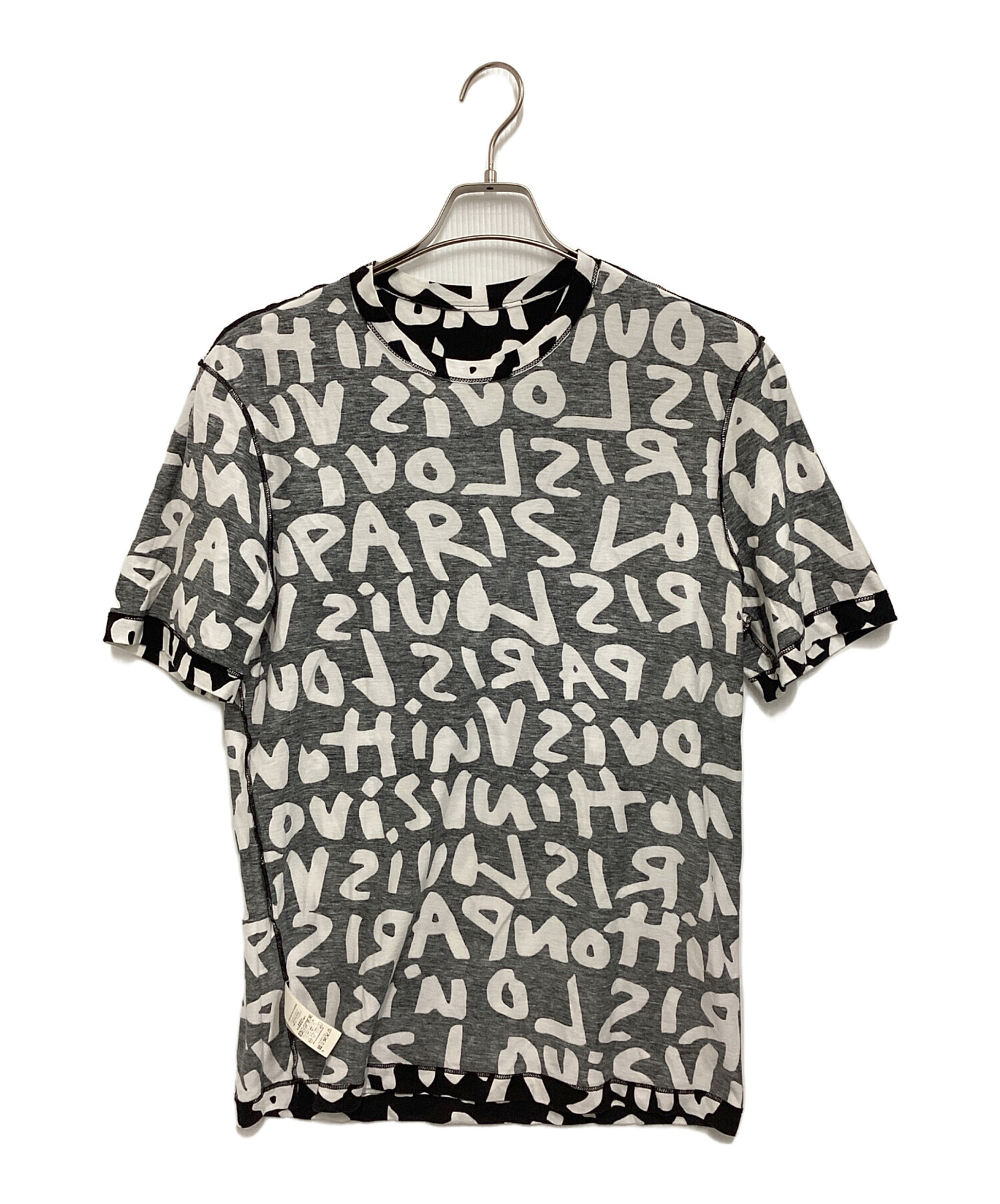 VUITTON ルイヴィトン　カットソー　Tシャツ　ホワイト　ロゴ　半袖 中古・古着通販】LOUIS VUITTON (ルイ ヴィトン) 半袖カットソー