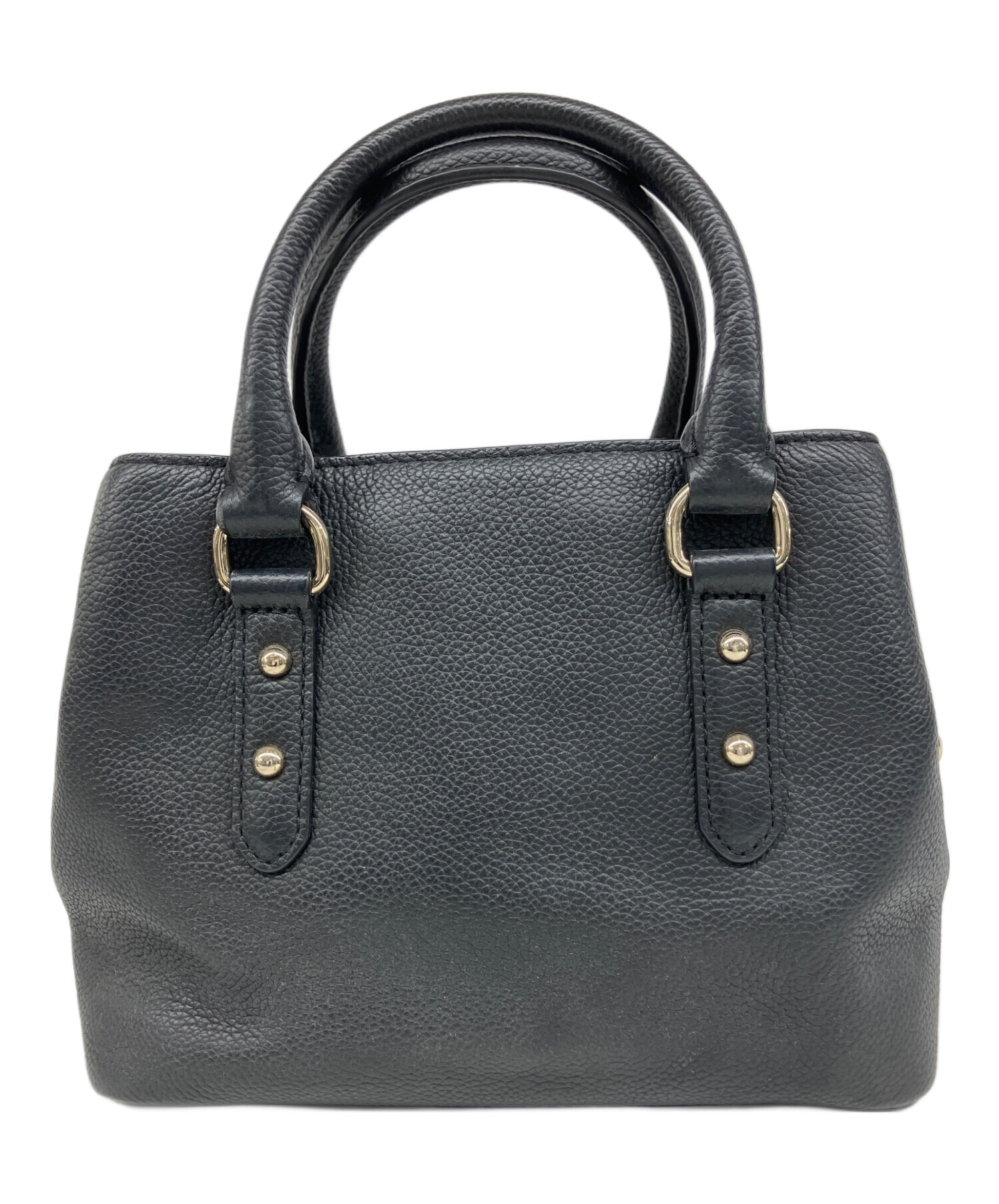 未使用品 kate spade 黒 ストーン付きハンドバッグ2way 中古・古着通販 