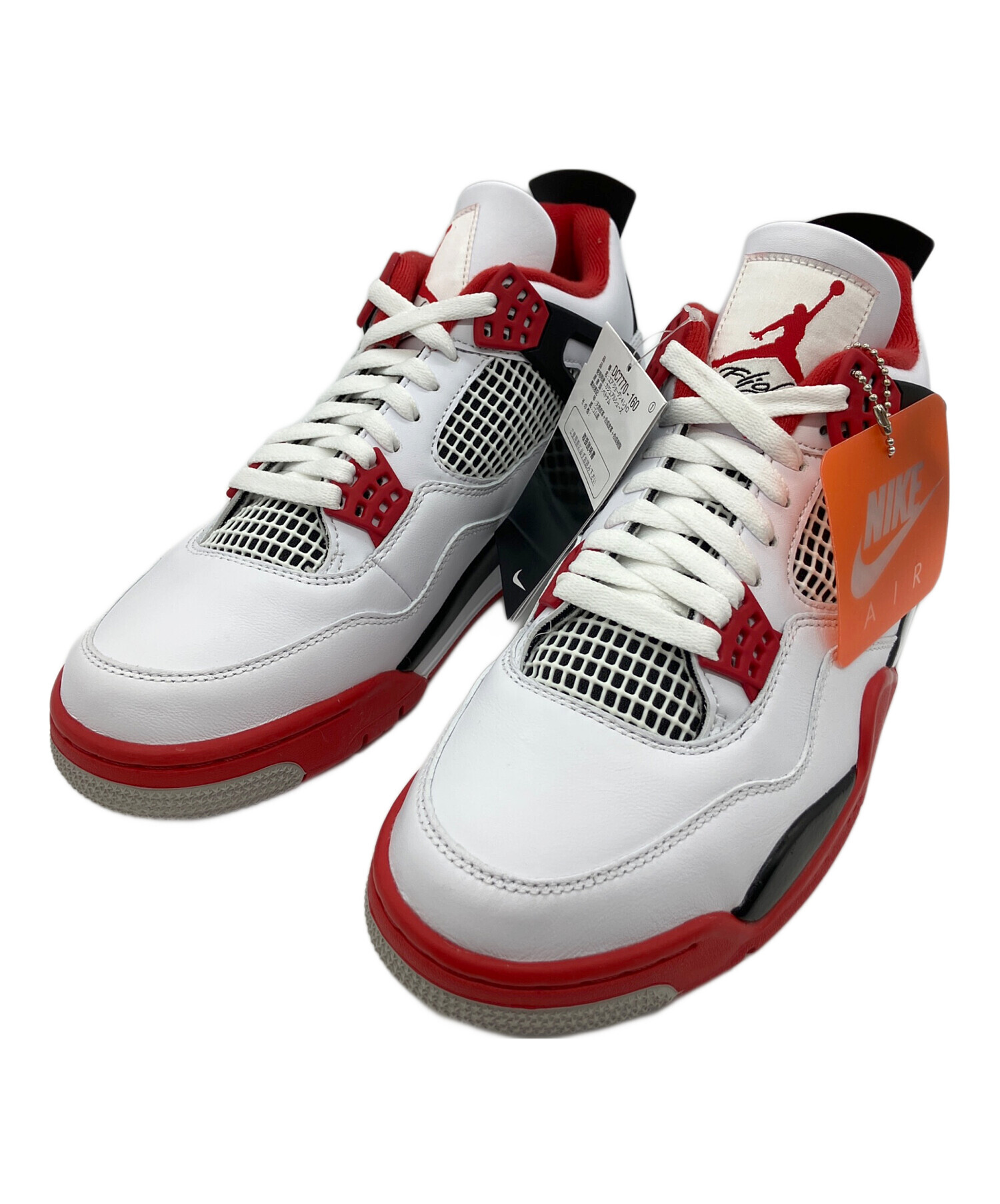 中古・古着通販】NIKE (ナイキ) スニーカー ホワイト×レッド×ブラック 
