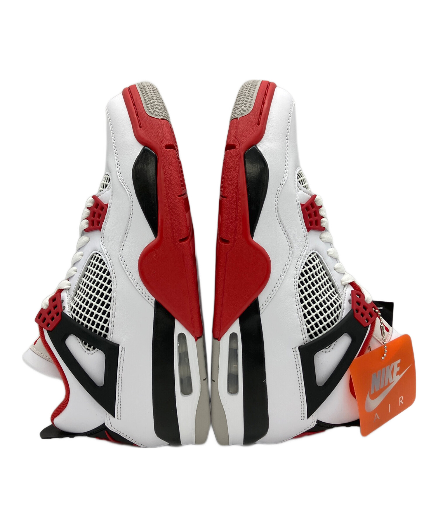 中古・古着通販】NIKE (ナイキ) スニーカー ホワイト×レッド×ブラック 