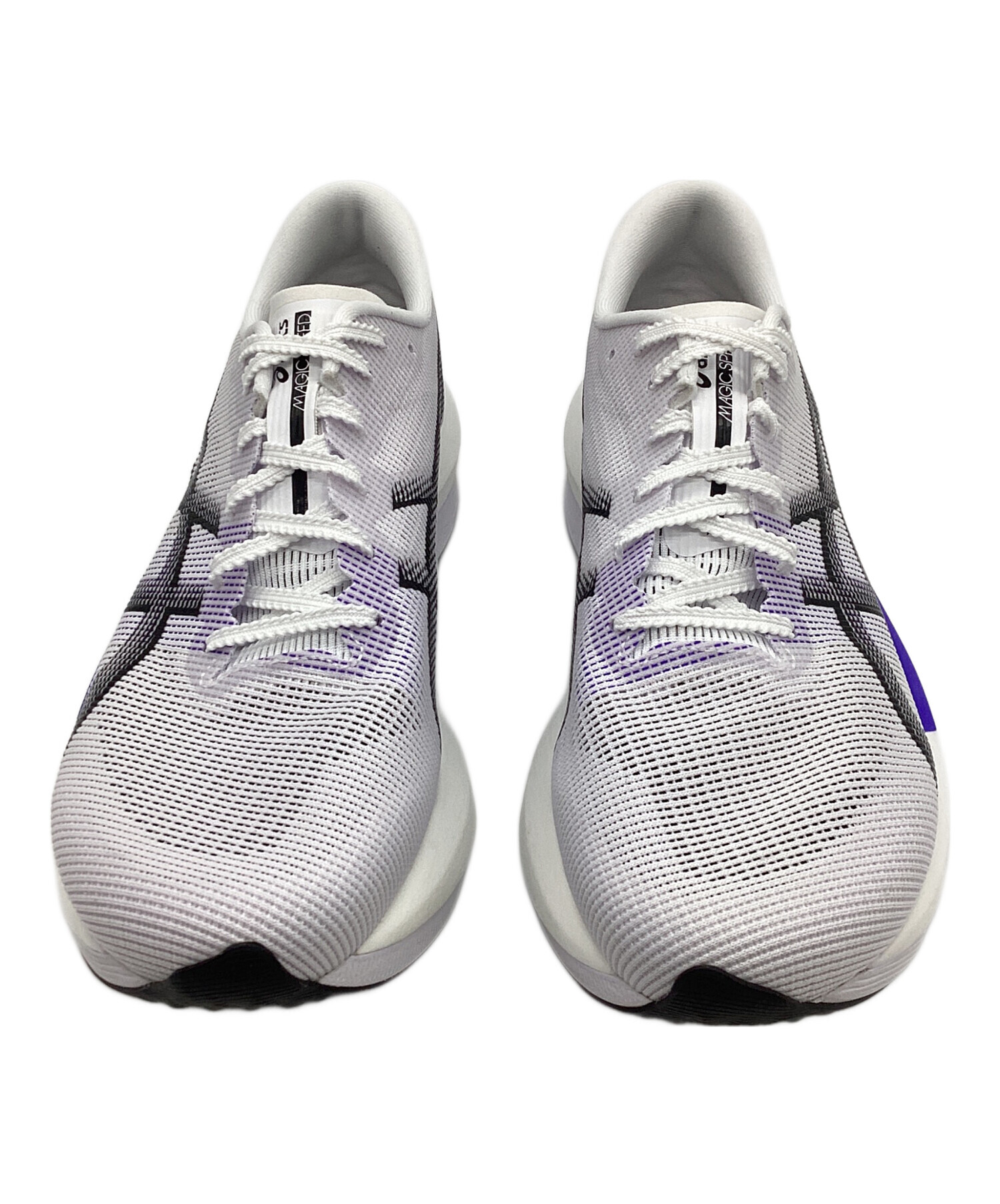 アシックス　白　XL タグ付き 中古・古着通販】asics (アシックス) スニーカー ホワイト サイズ:27