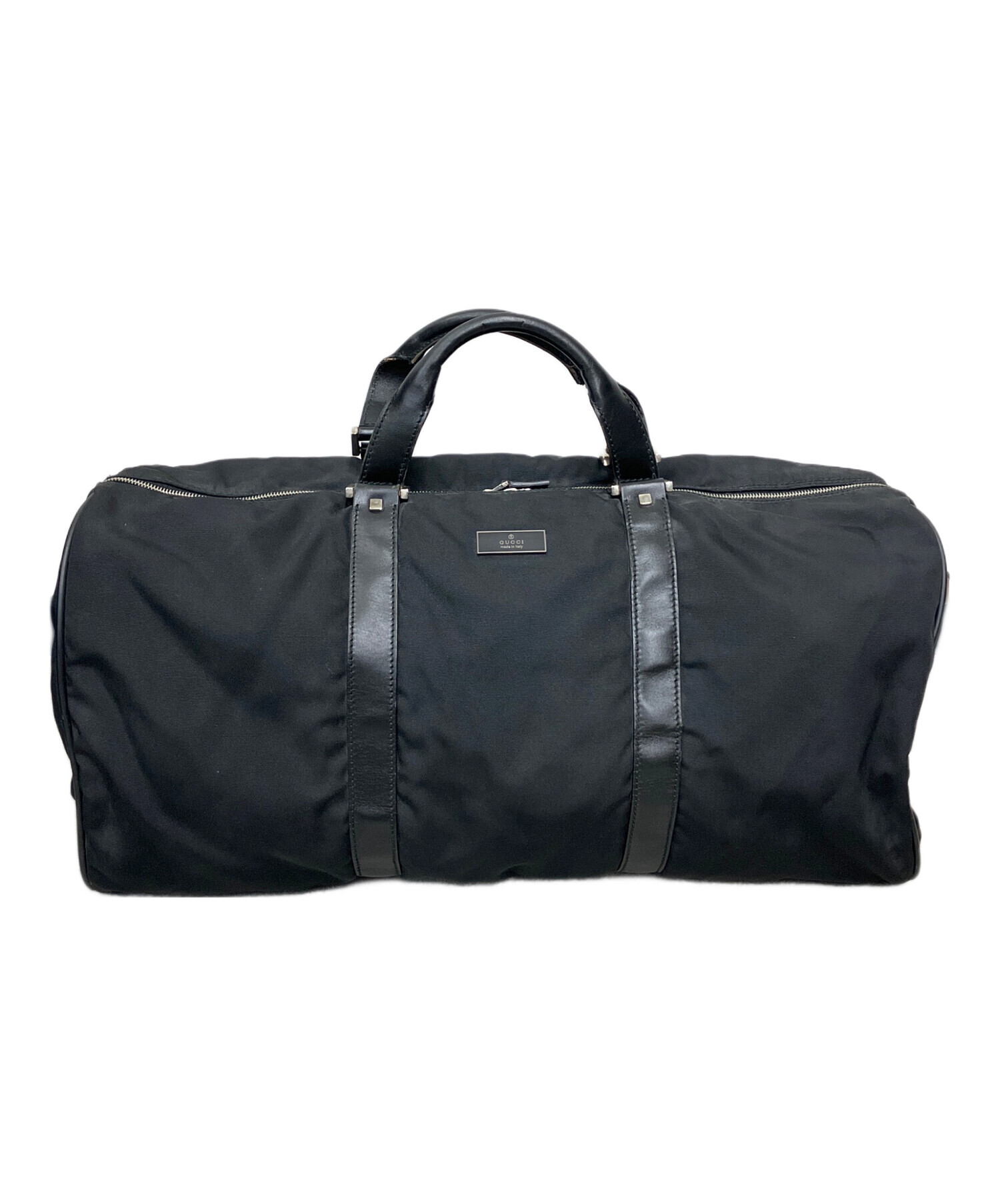 中古・古着通販】GUCCI (グッチ) ボストンバッグ ブラック｜ブランド