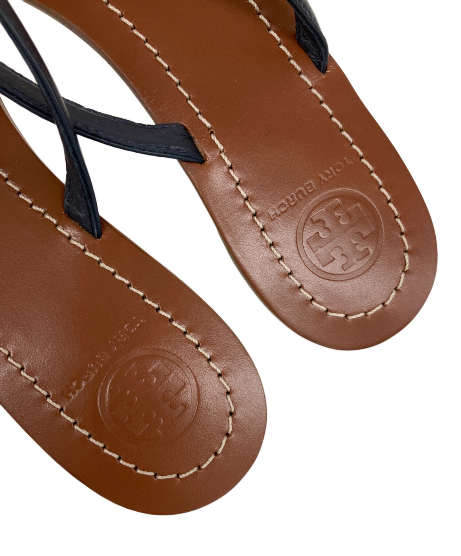 中古・古着通販】TORY BURCH (トリーバーチ) TERRA THONG VEG LEATHER