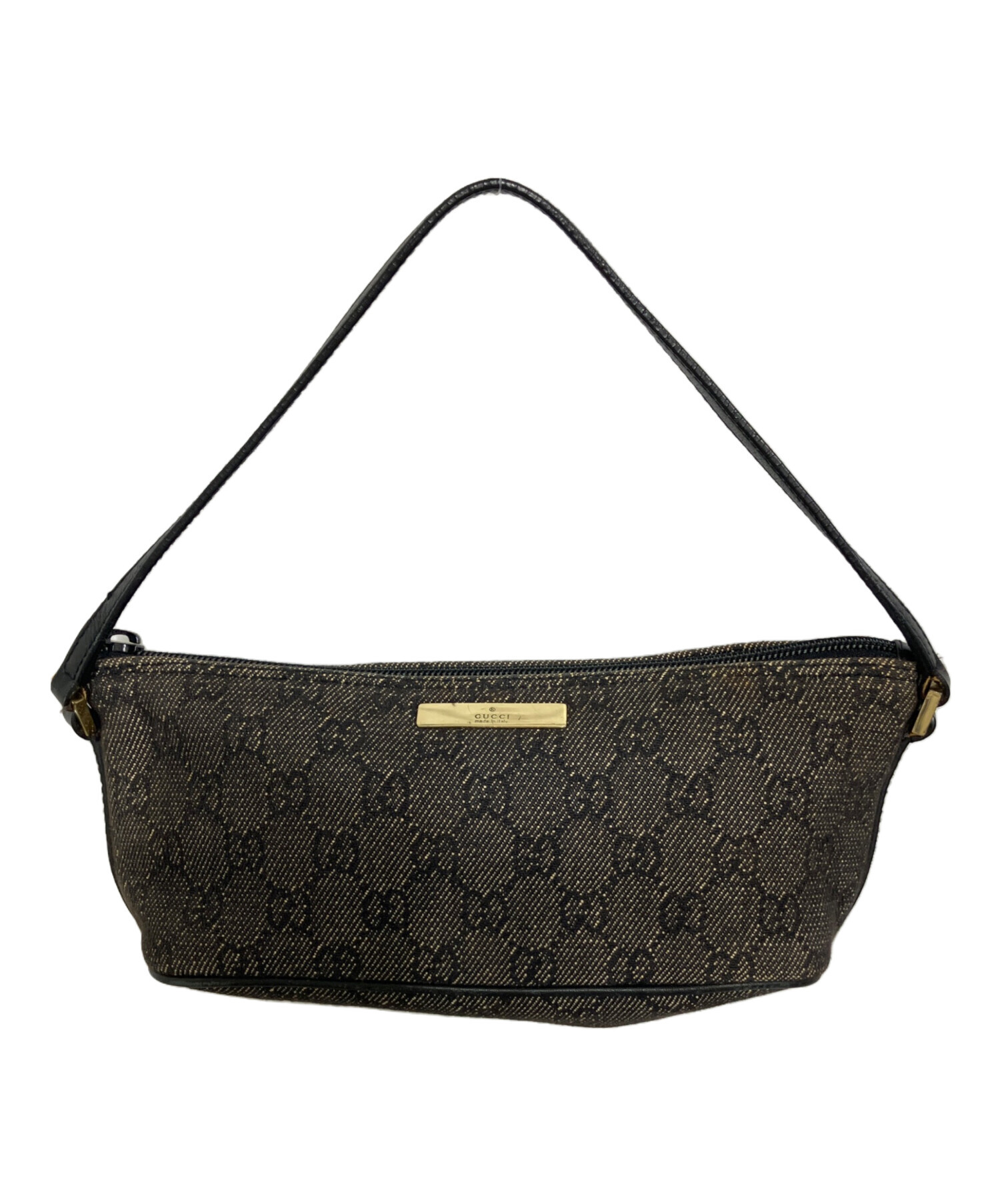 中古・古着通販】GUCCI (グッチ) アクセサリーポーチ ブラック